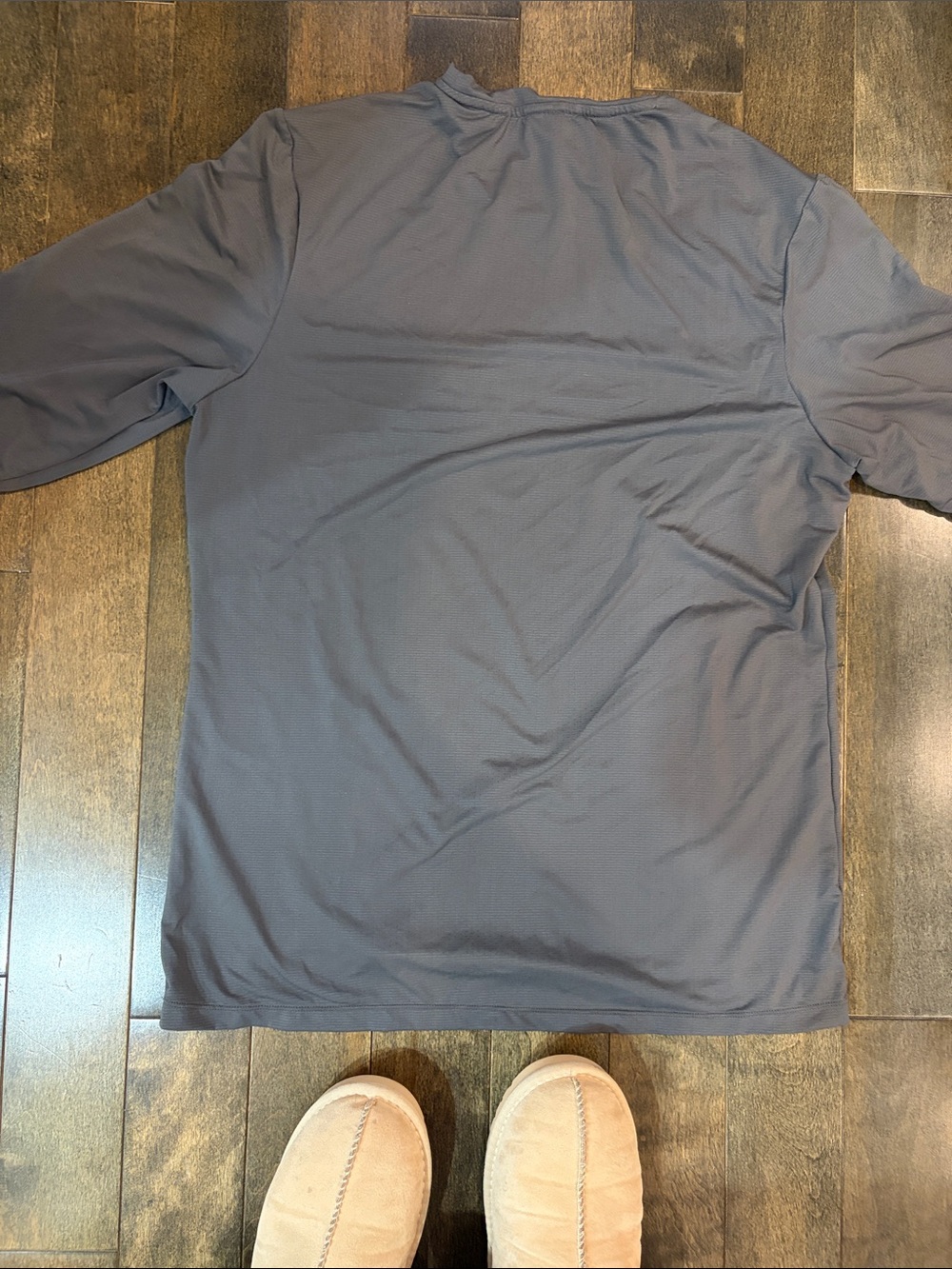 Gymshark Men’s Long Sleeve Training Tee — Dark Grey - Picture 8 of 8